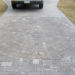 flagstone stone driveway